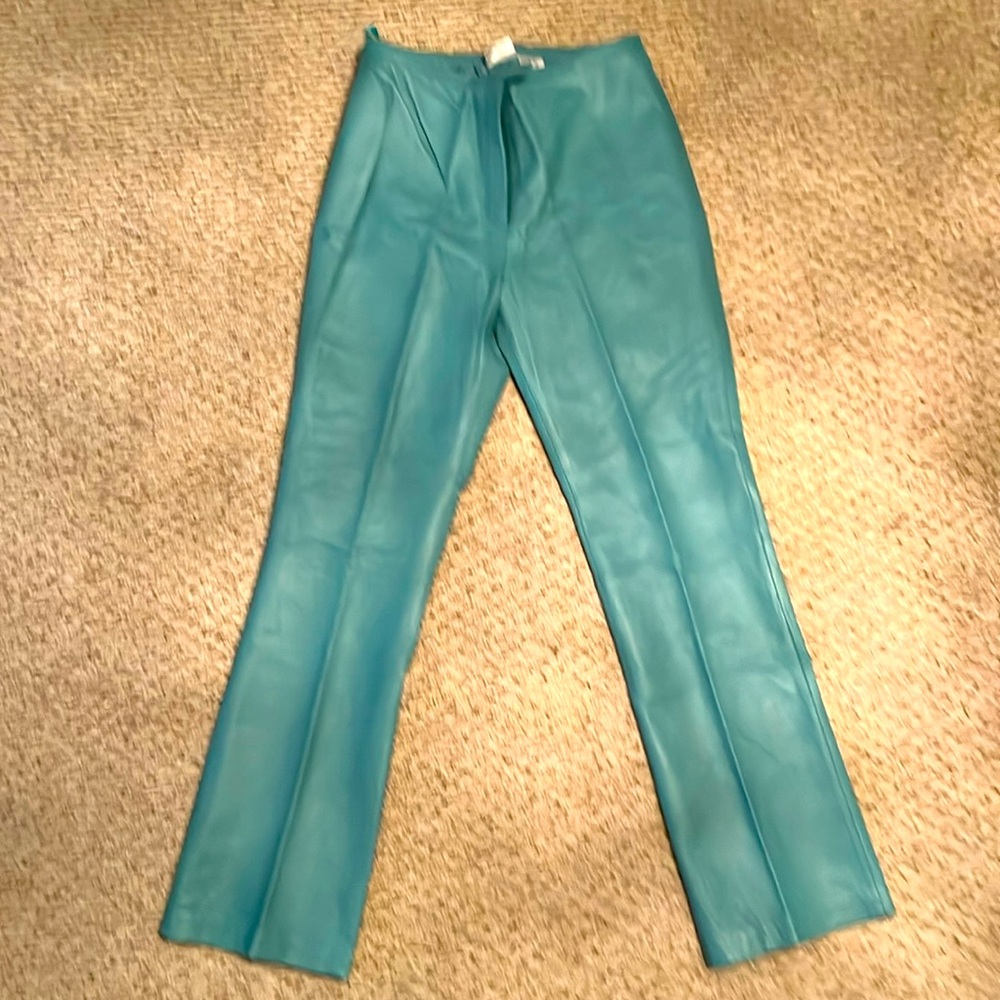 Ladies genuine leather pants